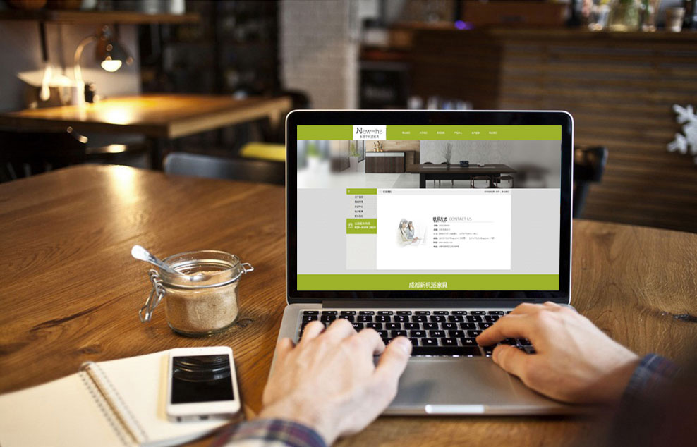 成都新杭派家具公司品牌網站建設案例
